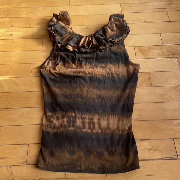 Lauren Ralph Lauren Ombré Tie-Dye Top Medium - Picture 5 of 5